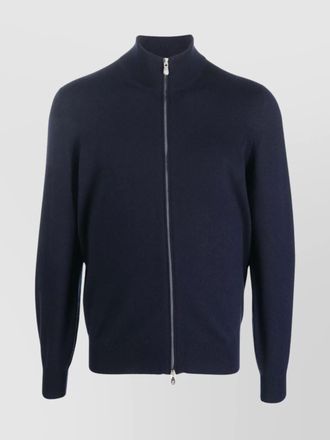 Brunello Cucinelli cashmere high neck zip-up cardigan
