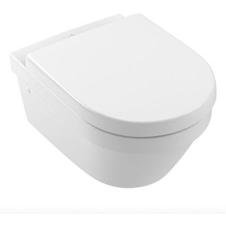 Villeroy & Boch Villeroy&boch - Inodoro Architectura Sin Bridas + Asiento Duroplast, Fijaci&oacute;n Oculta (4694r001-classic)
