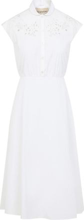 Valentino Garavani Embroidered Midi Dress
