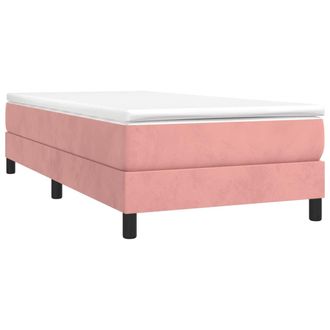 vidaXL Estructura De Cama Sin Colch&oacute;n Terciopelo Rosa 80x200 Cm Vidaxl