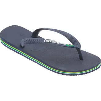 Havaianas Brazil Logo Flip Flop in Navy Blue at Nordstrom Rack, Size 5/6