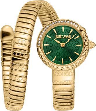 Just Cavalli Womens Snake 316L Stainless Steel Watch