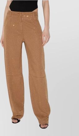 Elisabetta Franchi rhinestone embellished regular fit balloon jeans