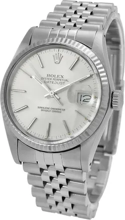 Rolex Pre-owned Rolex Datejust Automatic Chronometer Silver Dial Mens Watch 16014 SSJ