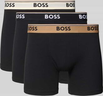 HUGO BOSS Slim Fit Boxersorts aus Baumwoll-Mix im 3er-Pack Modell POWER in Hellgrau, Gr&ouml;&szlig;e XXL