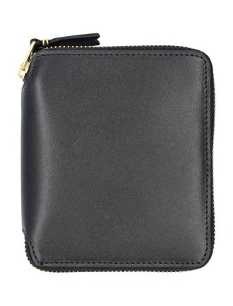 Comme Des Gar&ccedil;ons Black Logo Solid Wallet