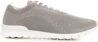 Kiton Fits Knit Sneaker - Heren - Sneakers - Grijs - 42 EU - Katoen - Schoenen