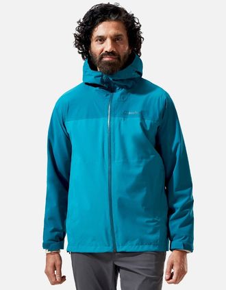 Berghaus Mens Berghaus Mens Arnaby Hooded Waterproof Walking Jacket - Blue - Size: 40/Regular