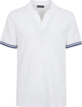 Fay Polo Bowling - Heren - Polos - Wit - 2XL - Katoen - Tops