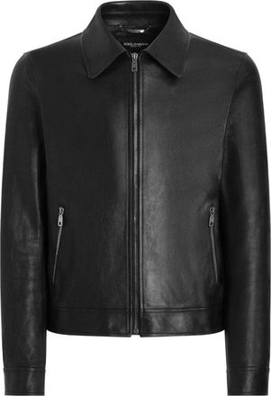 Dolce & Gabbana LEATHER JACKET Size: 50, colour: BLACK