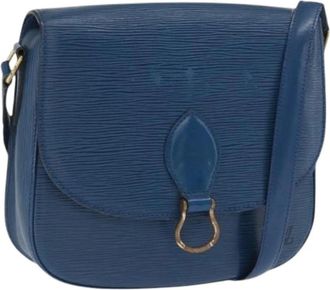 Louis Vuitton Pre-owned Cross Body Bags, female, Blue, Size: ONE SIZE Pre-owned Leather Cross Body Bag