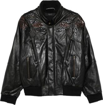 Gucci Leaf-applique Jacket