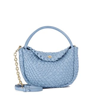 Dune London Womens Accessories Dinideliberate - Mini Woven Grab Bag - Blue - One Size