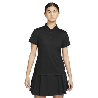 Nike Victory Dri-FIT golfpoloshirt voor dames (Zwart, Wit)