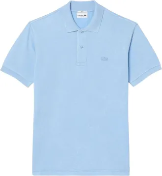 Lacoste Unisex L.12.12-poloshirt voor volwassenen, gewassen (Lichtblauw)