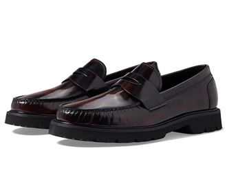 Cole Haan American Classics Penny Loafer Mens Shoes Deep Burundy/Black : 13 D - Medium, Leather