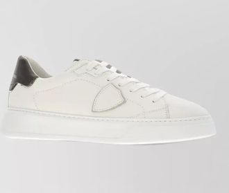 Philippe Model leather lace-up sneakers