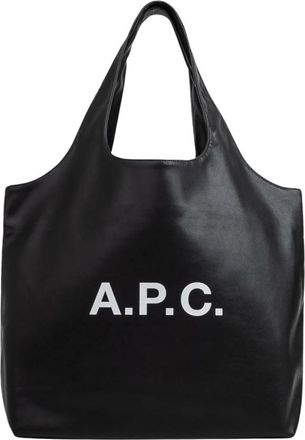 A.P.C. Ninon Tote Bag in Zwart - Dames - Shoppers - Zwart - ONE Size - Leer - Tassen