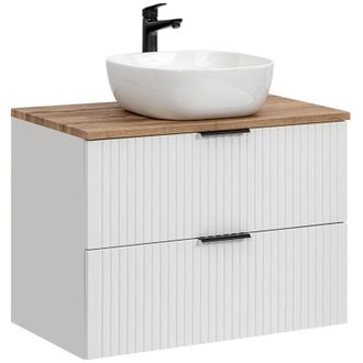 Comad Mobile bagno con lavabo Adriel bianco 80cm
