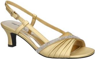 Easy Street Delite Slingback Sandal in Gold Satin-Stones at Nordstrom, Size 6.5