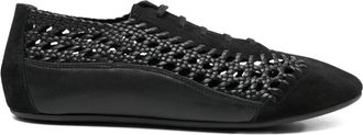 Hereu Esportiu Woven - Dames - Sneakers - Zwart - 40 EU - Leer - Schoenen
