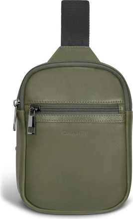 Champs Luggage Onyx Leather Holster Sling Bag in Khaki at Nordstrom Rack