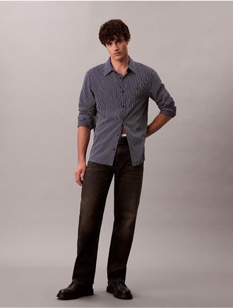 Calvin Klein Jeans Calvin Klein Mens 90s Straight Jeans - Black - 31W x 30L