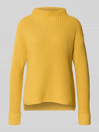 Selected Regular Fit Strickpullover mit Bio-Baumwoll-Anteil Modell SELMA in GELB, Gr&ouml;&szlig;e XL