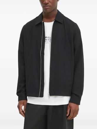 Les Deux Giacca-camicia con zip - Nero