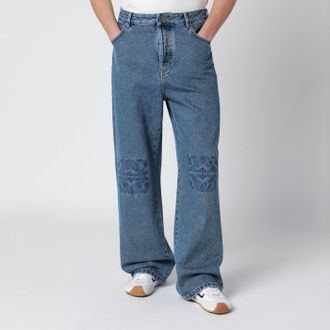 Loewe Blue jeans with Anagram embroidery