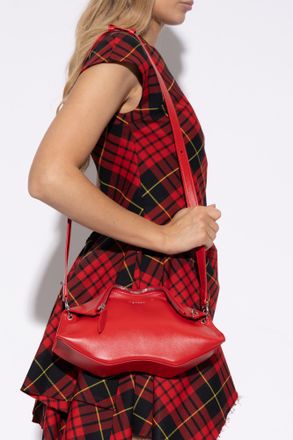 Alexander McQueen Shoulder Bag Manta, Womens, Red