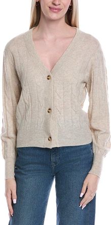 Brodie Cable Wool & Cashmere-Blend Cardigan