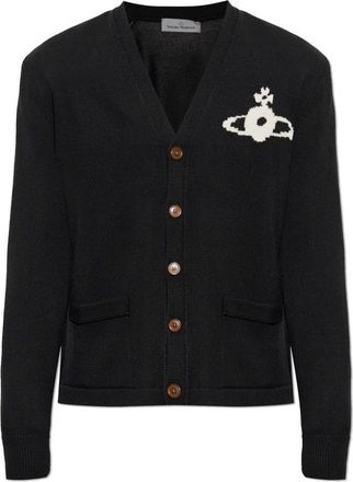 Vivienne Westwood Truien & Vesten, Heren, Zwart, XL, Wol, Alex Cardigan