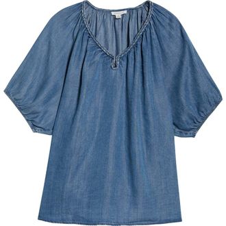 Beach Lunch Lounge Xyla Denim Top in Medium Wash at Nordstrom Rack, Size 2 X
