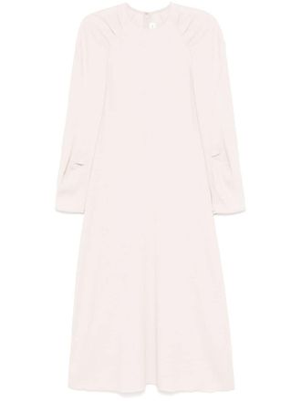 Victoria Beckham Midi-jurk van crêpe - Roze