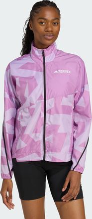 adidas Womens adidas Terrex Multi Printed Wind Jacket