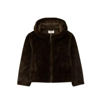 BA&SH Giacca corta in ecopelliccia - - Jackets - Donna - Marrone - M