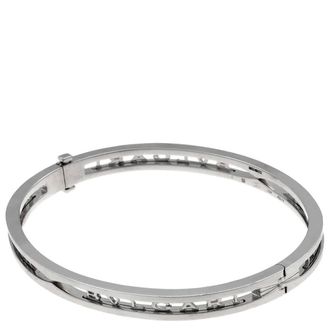 Bulgari White Gold B.zero1 Bracelet, Size M/L