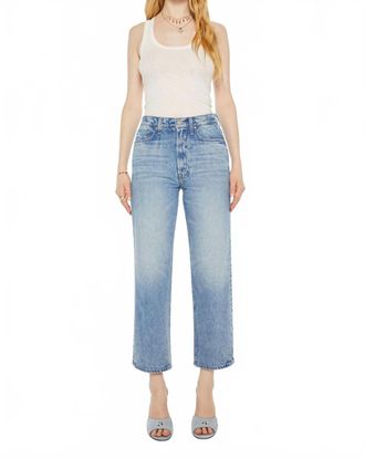 Mother Newbie Ankle Straight Leg Jeans In Wipeout