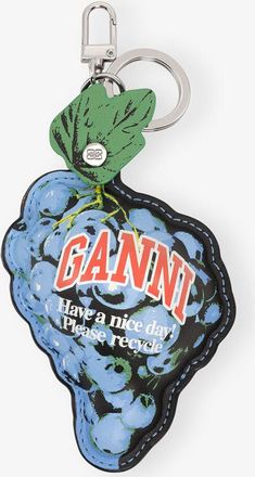 Ganni Blue Grape Coin Purse