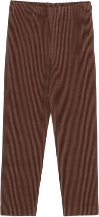 Homme Plissé Issey Miyake Overflow trousers - Brown