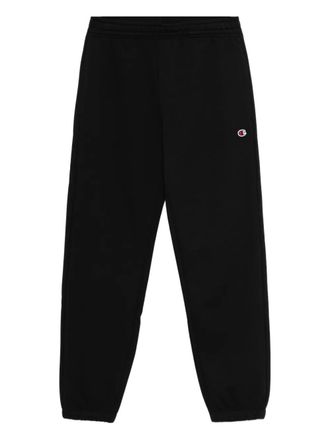 Champion logo-embroidered track pants - women - Cotton/Polyester - M - Black
