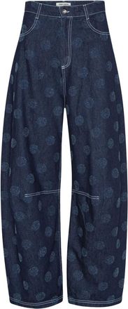 Henrik Vibskov Jeans a pois - Blu