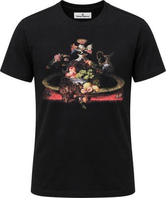 Vivienne Westwood Camiseta cl&aacute;sica Still Life Orb - Tops - Mujer - Negro - XL