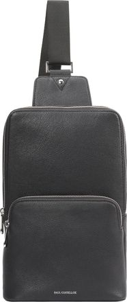 Paul Costelloe Mens Farris Leather Manbag - Black - One Size