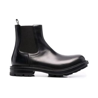 Alexander McQueen Schoenen, Heren, Zwart, 40 EU, Leer, Watson Chelsea Laarzen