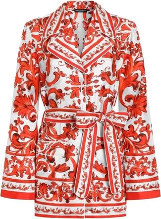 Dolce & Gabbana Shirt Variante Abbinata - Dames - Overhemden - Veelkleurig - L - Overhemden