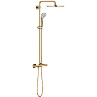 GROHE Columna De Ducha Euphoria System 310 Con Termostato Para Montaje En Pared, Cool Sunrise (26075gl0) - Grohe