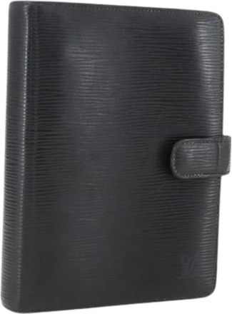 Louis Vuitton Pre-owned Lederen Home-Office Accessoire - Dames - Vintage Accessoires - Zwart - ONE Size - Leer - Vintage