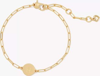 Kate Spade New York Initial H Chain Bracelet